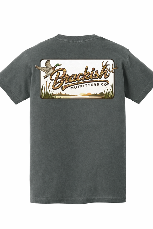Youth Duck & Deer Camo Tee - Pepper